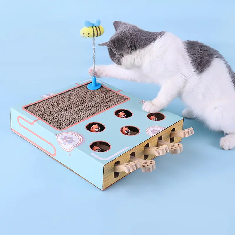 Whack-A-Mole Cat Toy